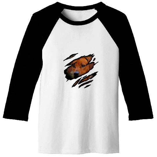 Rhodesian Ridgeback in me DogPedigree Dog Baseball Tees
