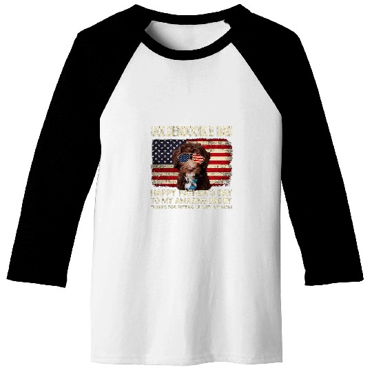 Dog Goldendoodle Dad Goldendoodle Dog Dad Happy Father's Day T-Shirt Baseball Tees