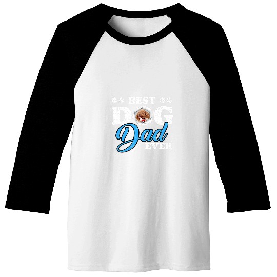 Discover Dog Goldendoodle Best Dog Dad Ever Goldendoodle Lovers 2 Baseball Tees