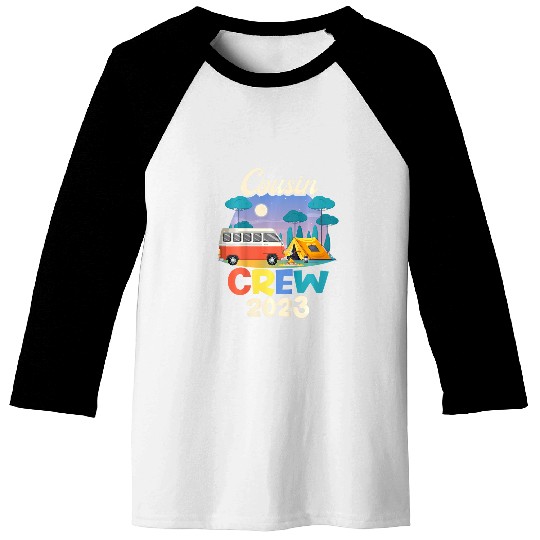 Kids Cousin Crew Summer Vacation Camping Matching Family Baseball Tees
