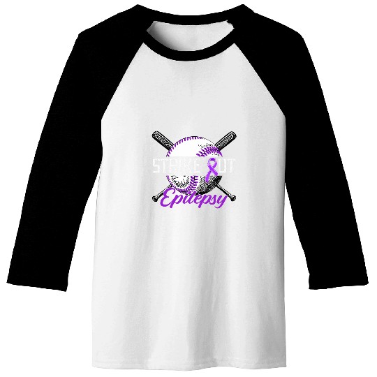 Strike Out Epilepsy Purple Baseball Epilepsy Awareness Month Baseball Tees