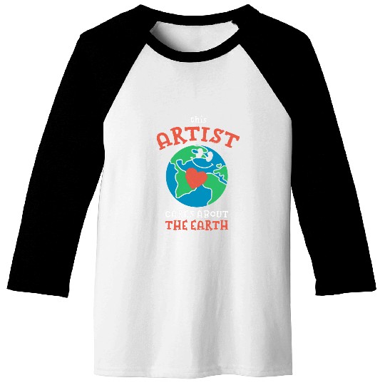 This Artist Cares About the Earth Nature Lover Art Trees 5 Baseball Tees