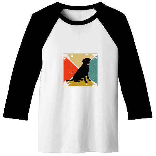 Labrador Dog Lovers Retro Baseball Tees