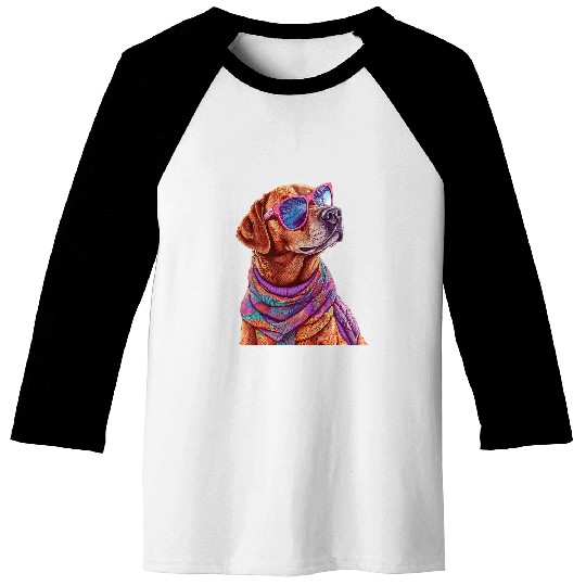 Labrador vintages Style 3 Baseball Tees