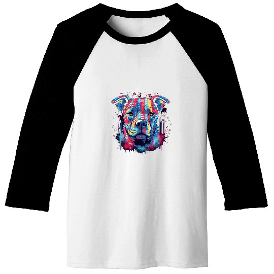 Pitbull Terrier Men Women Kids Pit Bull 7 Baseball Tees
