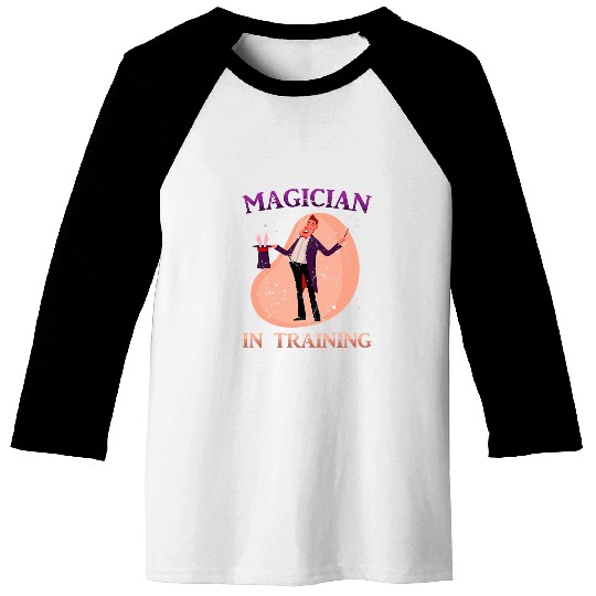 magic 2magician in training 2bunny 2tricks 2rabbit Baseball Tees