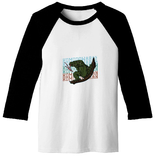 Lizard reptile indonesia endemic varanus zookeeper biologist 9 Baseball Tees