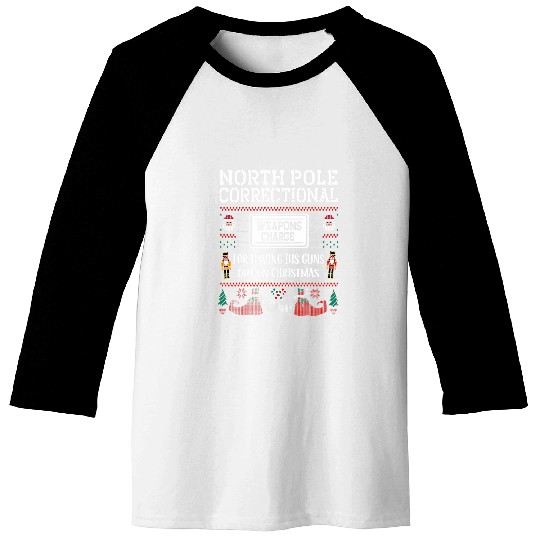 Ripped Elf Family Christmas Matching Fitness Workout Gym Baseball Tees