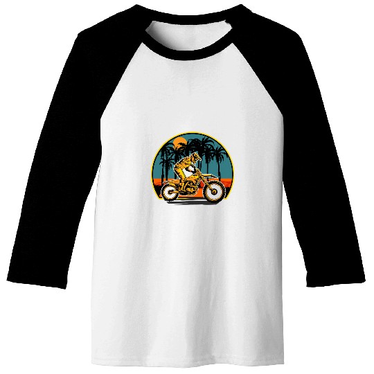 Motorcycle Dirtbike Design For Motocross Lovers Baseball Tees