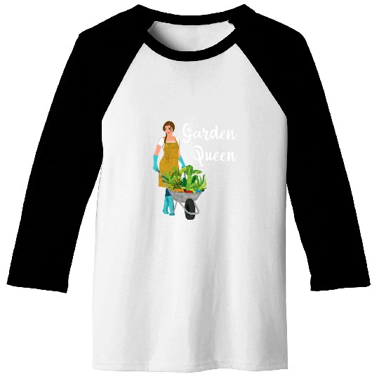 Queen Of The Garden Funny Plant Lady Florist Garden Queen 21 Baseball Tees