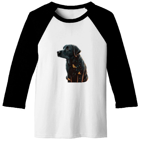 Labrador Lab Dog Lover Splash Graffiti Art Pet 38 Baseball Tees
