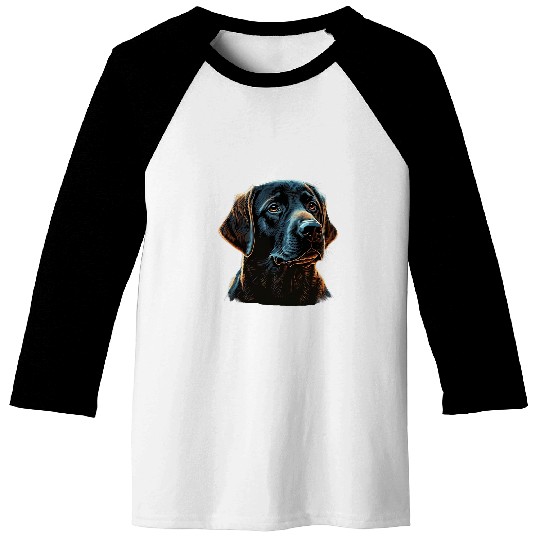 Labrador Lab Dog Lover Splash Graffiti Art Pet 6639 Baseball Tees