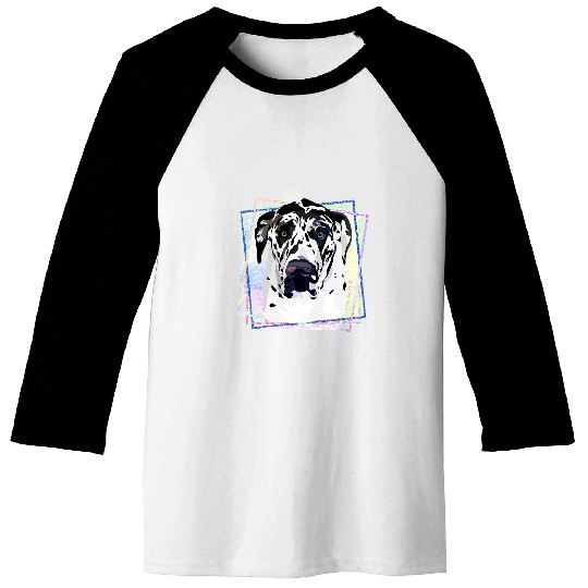Dog Great Dane Cute Great Dane Face Great Dane Lovers Gift T-Shirt Baseball Tees