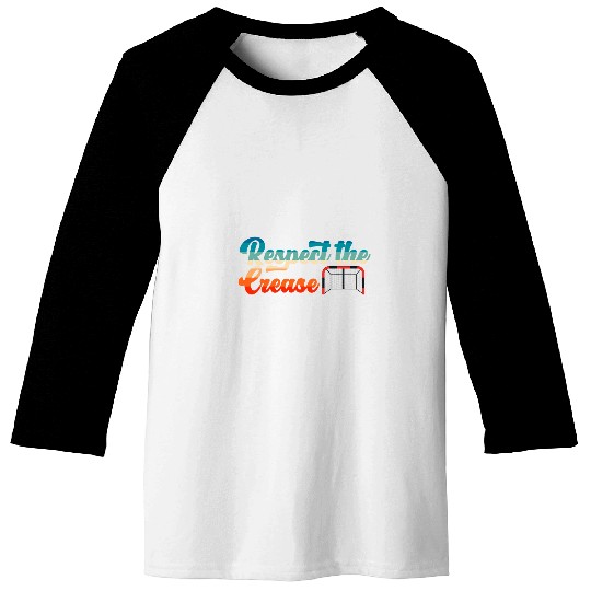 Respect The Crease Coachs Team Players Skating Skates Hockey Baseball Tees