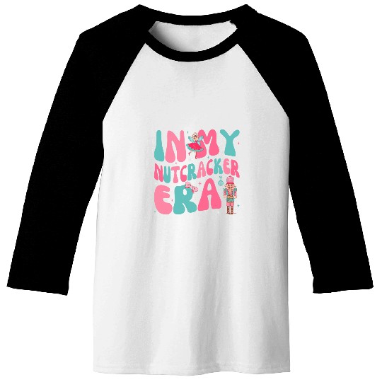Pink Christmas In My Nutcracker Era Pink Nutcracker Ballet Baseball Tees