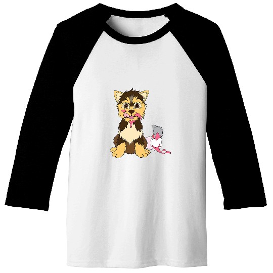 Yorkshire Terrier Puppy Baseball Tees
