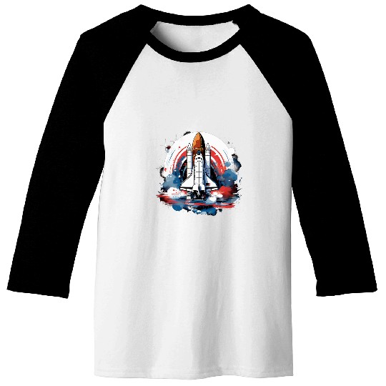 Space Shuttle Science Astronomy 25 Baseball Tees