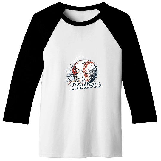vintages Busy Raising Ballers Funny Graphic Boy Baseball Baseball Tees