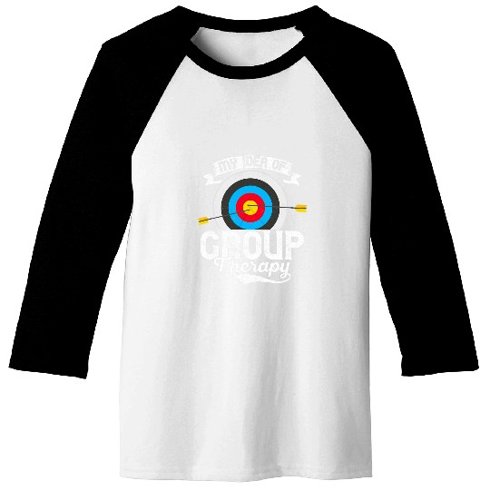 My Idea Of Group Therapy Bow Arrows targets Archery Baseball Tees