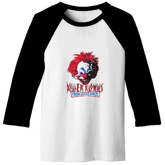 Killer Klowns From Outer Space Rough Clown Baseball Tees
