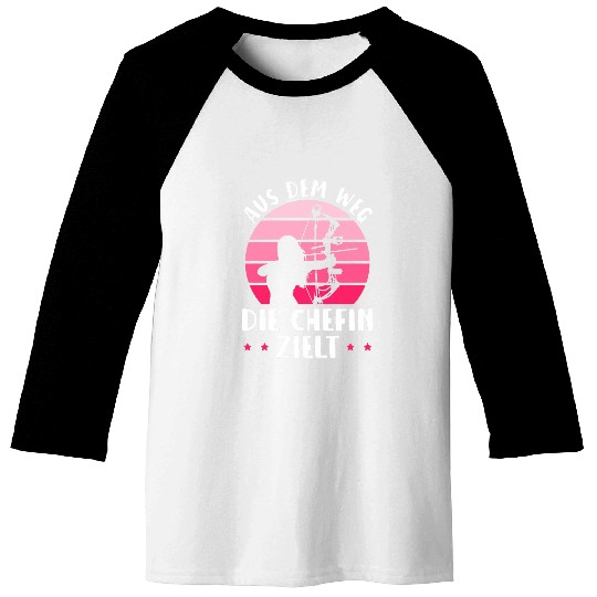 Womens Archery The Chefin Aims Archery Baseball Tees