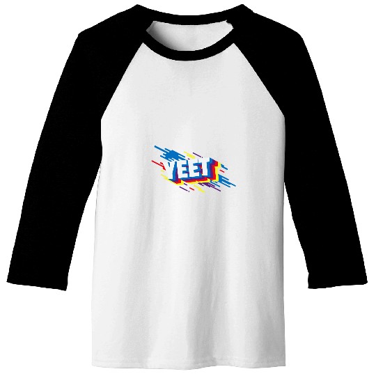Yeet Meme Art Yeeted Slang Boys Girls Teens Kids Yeet Baseball Tees