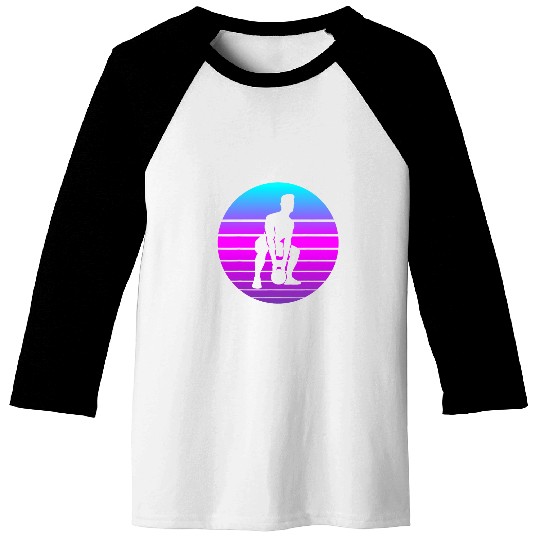 Kettlebell Exercise Bodybuilding Strength Training Fitness Retro 21 Baseball Tees
