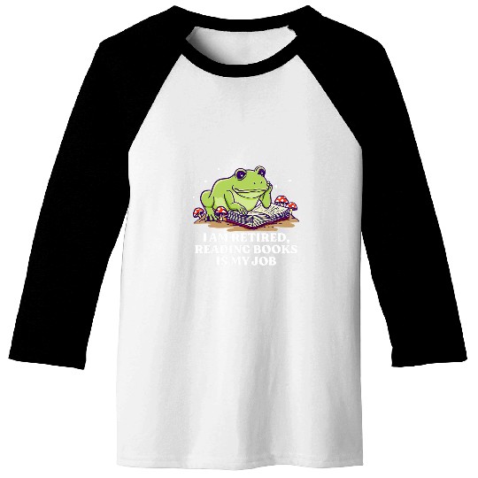 Reading Books Is My Job Bookworm Literature Book Lover Read Baseball Tees