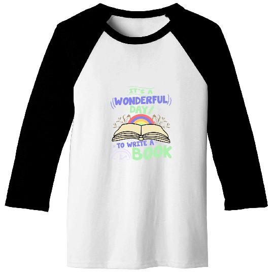 Writing Author Book Writer Baseball Tees