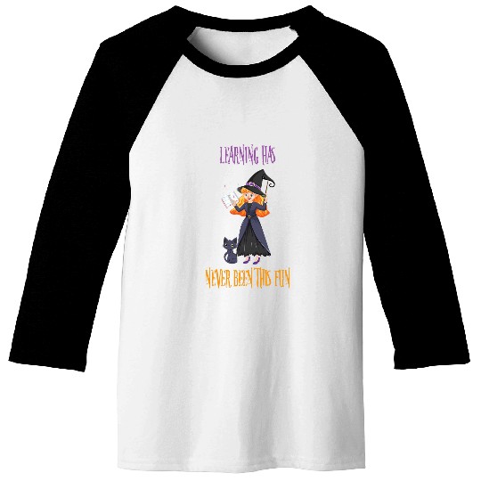 Witch 2Learning Has Never Been This Fun 2Magician 2School 21 Baseball Tees