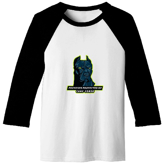 Premises Protected by Cane Corso Baseball Tees