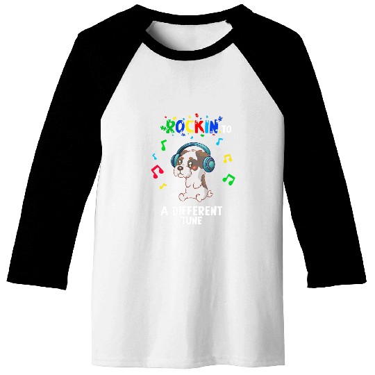 Rockin to a Different Tune Autism Warrior 21 Baseball Tees