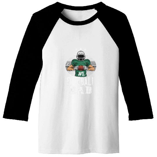 Mens 1 Football Dad T for Fathers Day Football Coachs Daddy 28 Baseball Tees