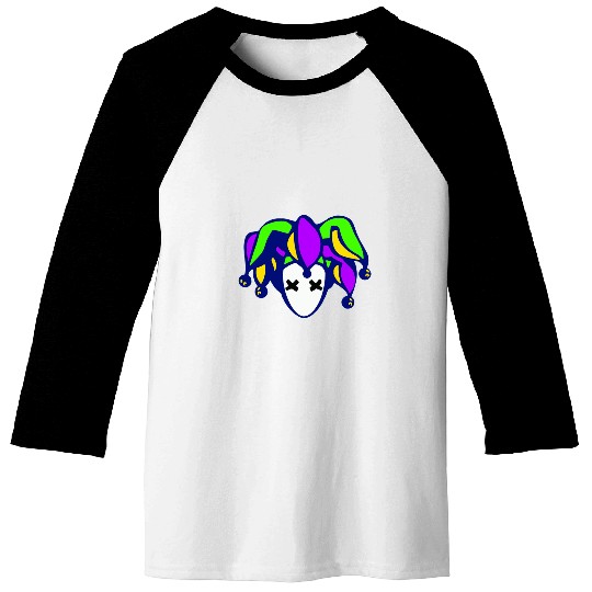Mardi Gras Clown Party Festival Parade carnivals 2Costume Baseball Tees