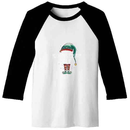 Mechanics Foreman Elf Job Christmas Baseball Tees