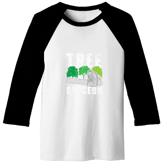 Tree Surgeon Logger Chainsaw Lover Arborist Lumberjack 21 Baseball Tees