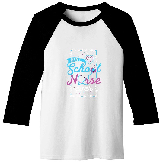 School nurses Appreciation nursess Nursing Back to School Baseball Tees