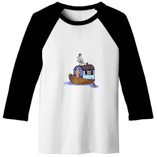Peanut adventure Child sailor ship Ahoy maritime expedition Baseball Tees