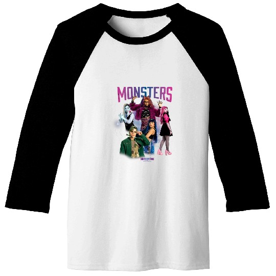 Kids Monster High STUDENT Monsters Group Baseball Tees