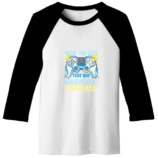 Teacher Testing Staar Test Exam Gamer Rock The Test May 2024 Baseball Tees
