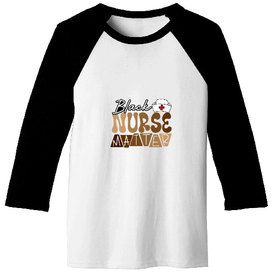 Black nurses African American Nursing Black History Month Baseball Tees