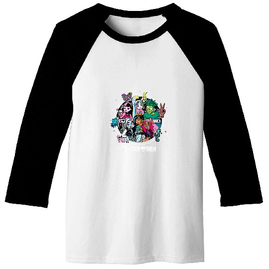 Kids Monster High MH Students Group Baseball Tees