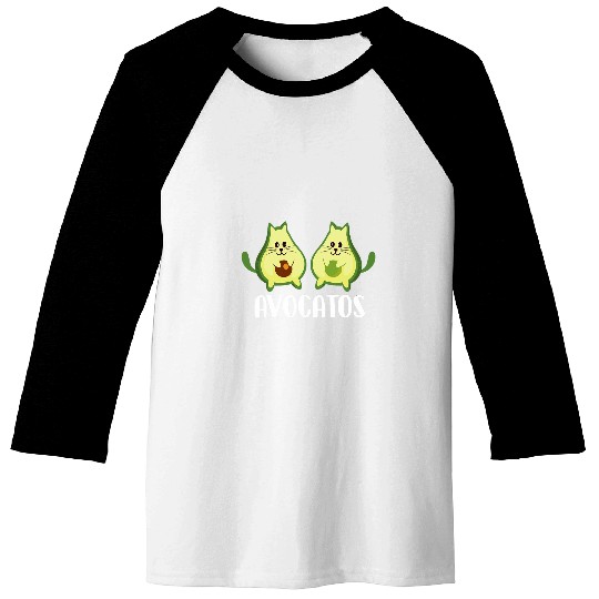 Avocatos Vegan Animal Cat Lover Pet Owner Veterinarian Baseball Tees