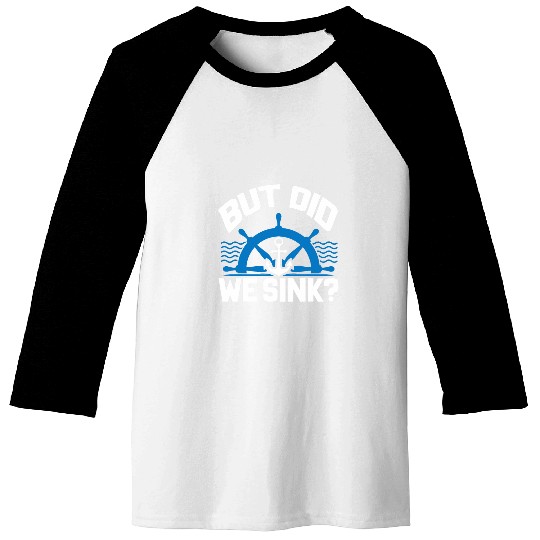 Funny Boat Captain Gift For Boater Men Women Cool Boating 2 Baseball Tees