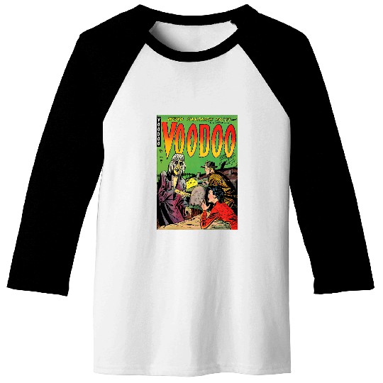 Halloween Horror vintages ghosts Zombie Comic Book Retro Funny Baseball Tees