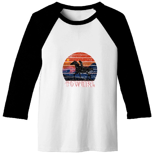 My Therapist Live In A Barn Cowboy Rodeo Baseball Tees