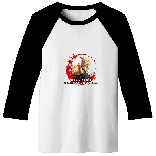 Bak Mei Pai The Legendary Kung Fu Fist Baseball Tees