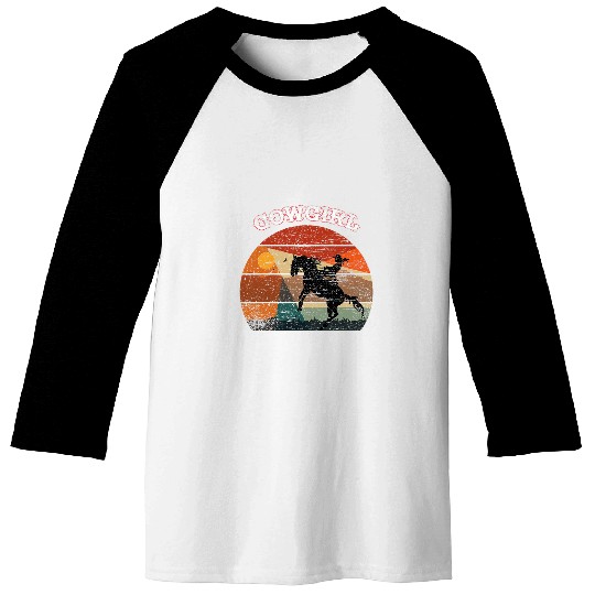 My Therapist Live In A Barn Cowboy Rodeo 8 Baseball Tees