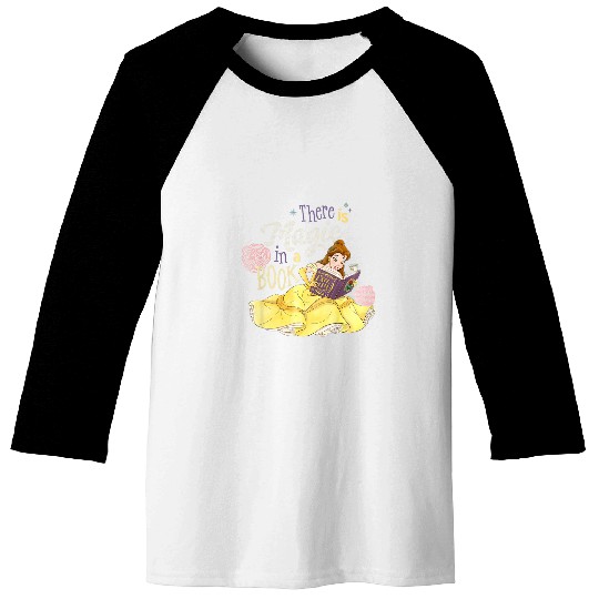 Kids Disney Beauty and the Beast Belle There Is Magic In A Book Baseball Tees