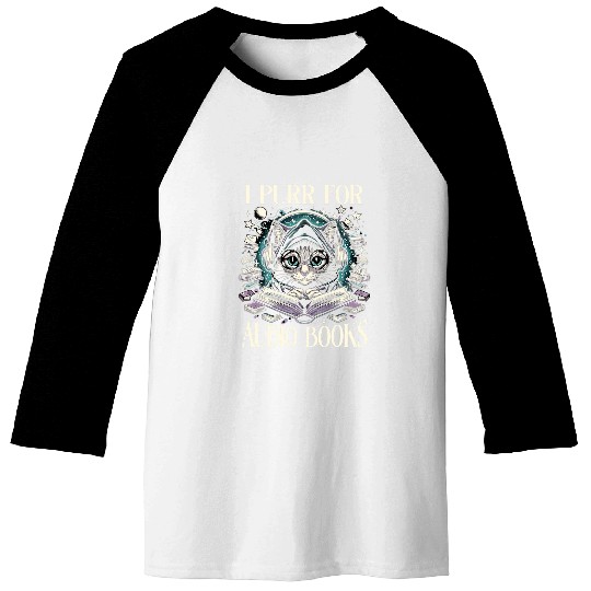 Fantasy Audiobook Voice Acting Book Lover Audiobook Gift 6 Baseball Tees